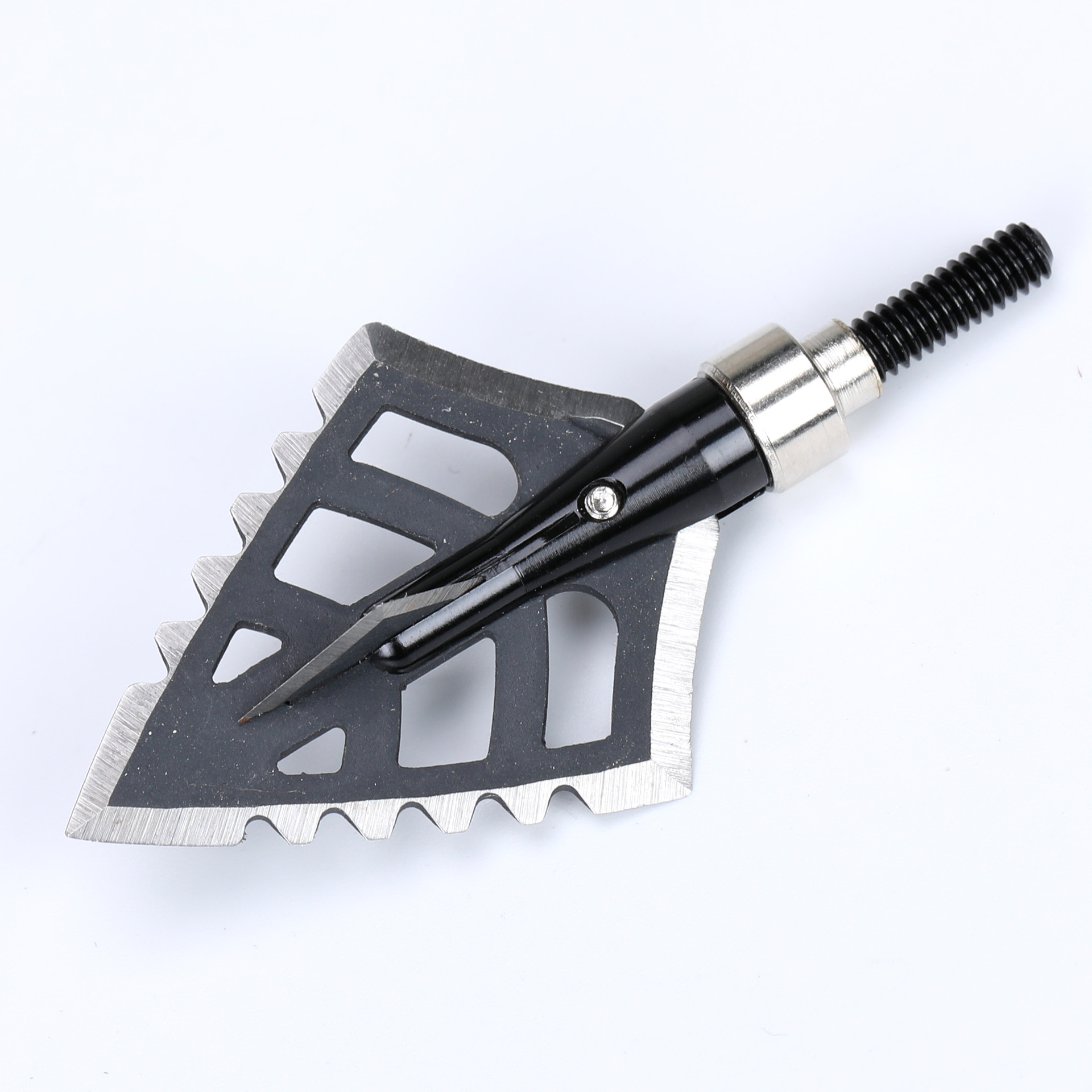 Picture of Red Devil Black Devil Arrow Toothed Recurve Bow Glass Fiber Carbon Aluminum Retro Outdoor Threaded Arrow