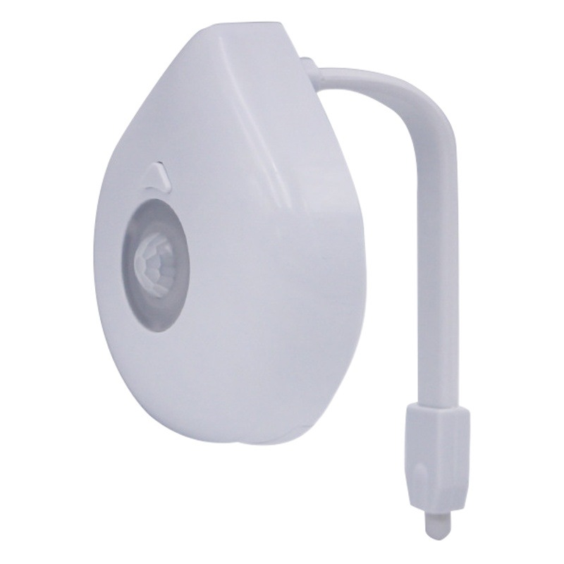 Amazon popular hanging toilet light 8-color infrared human body induction toilet light toilet LED night light