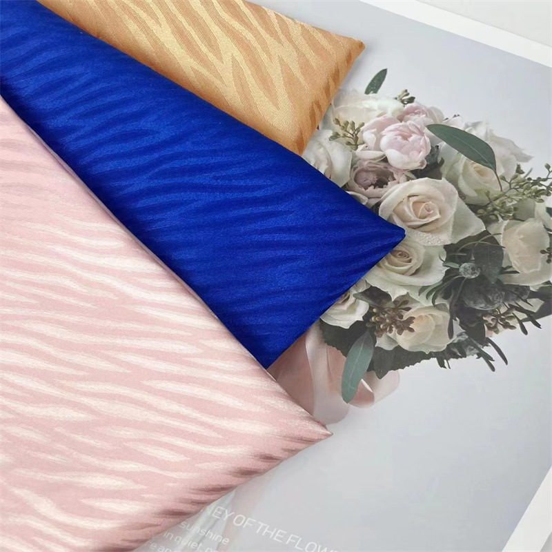 Picture of Spring and Summer Satin satin satin jacquard fabric zebra pattern dark pattern jacquard Hanfu Tang suit skirt vest skirt fabric