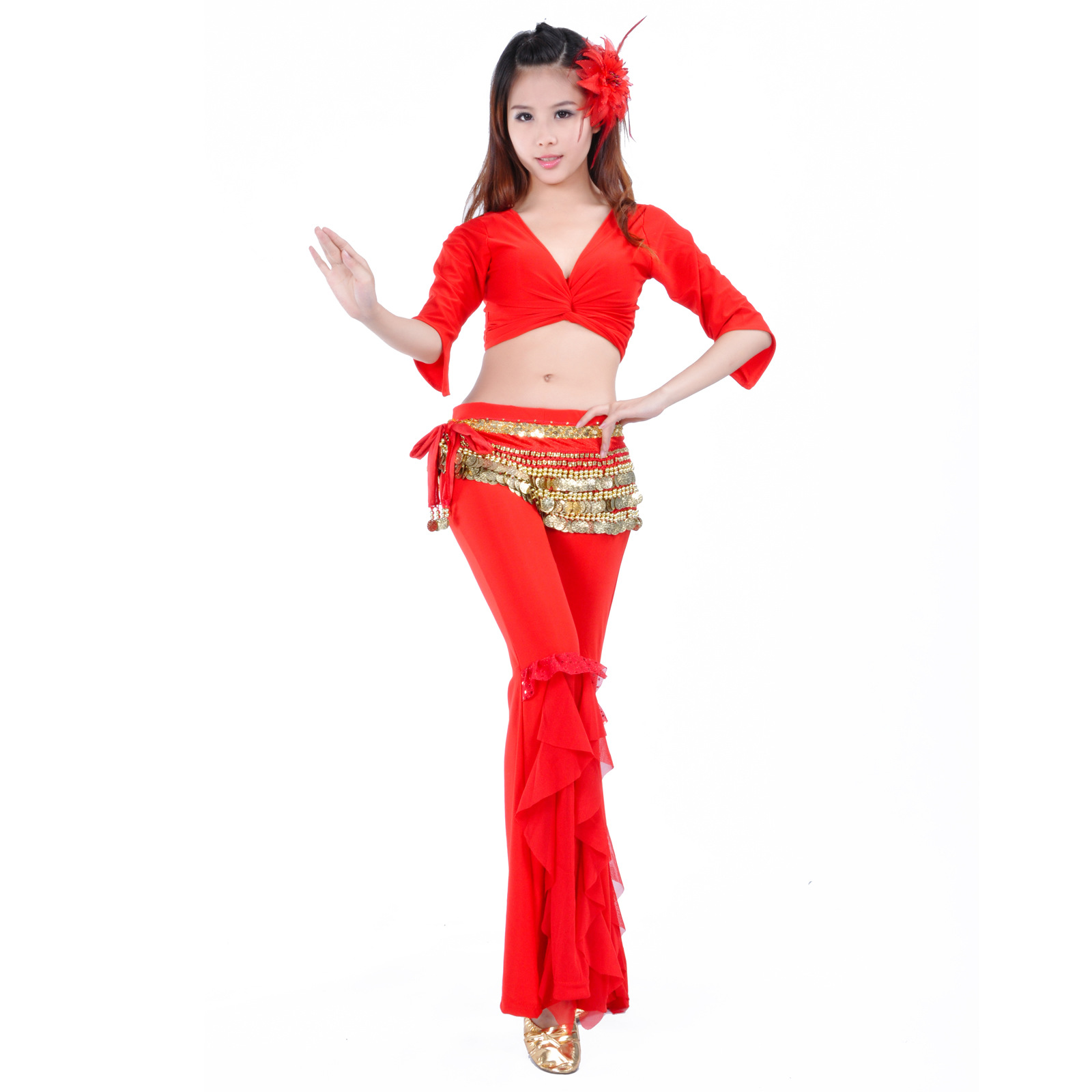 Picture of Dynamic suit, belly dance practice, belly dance sports suit, belly dance practice clothing suit wholesale