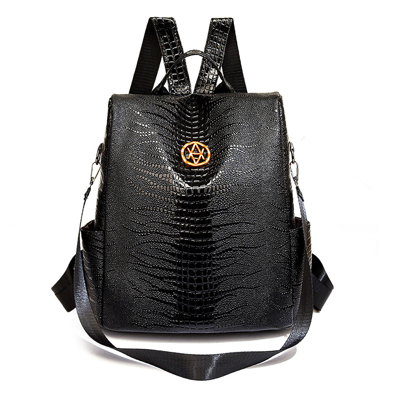 Picture of Fashion new PU retro multifunctional dual-purpose shoulder backpack manufacturers wholesale foreign trade export cross-border generation