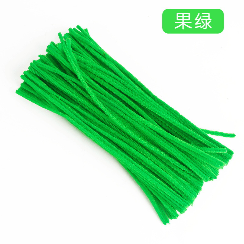 Picture of Children's puzzle twist bar environmental protection color wool wool root plush DIY kindergarten handmade beautiful Labor materials
