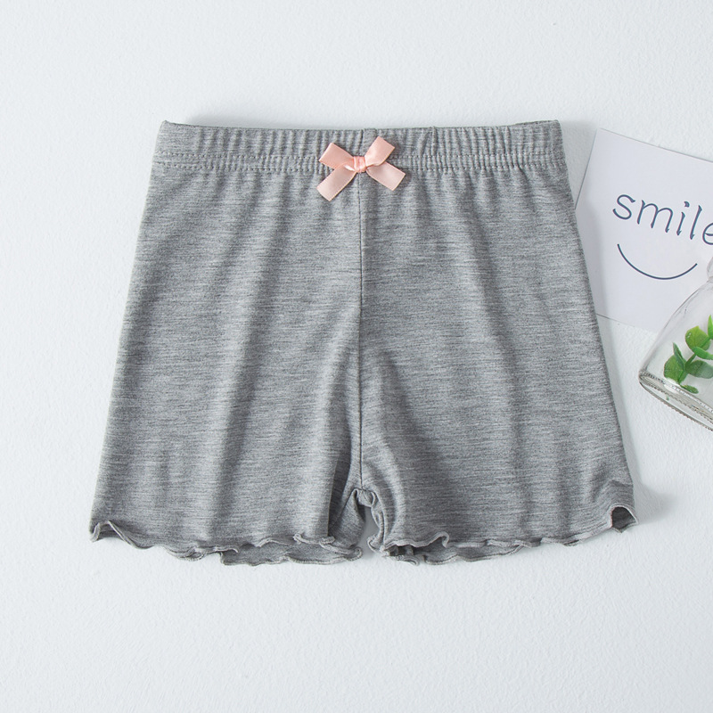 Picture of Girls' Safety Pants Summer Children's Thin Modal Insurance Pants Baby's Anti-running Light 3-point Pants Children's Shorts