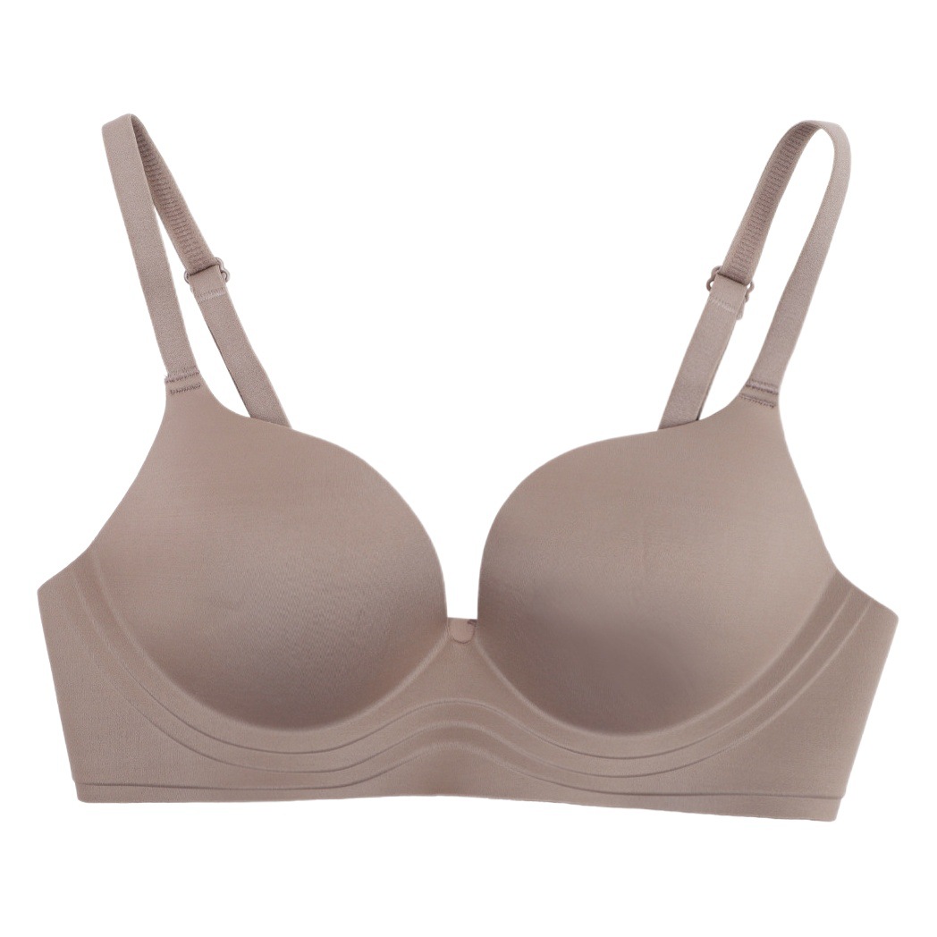 Original Japanese Traceless Stereo Anti-sagging Push-up Underwear One-piece Non-rims Comfortable Upper Bra Bra for Women