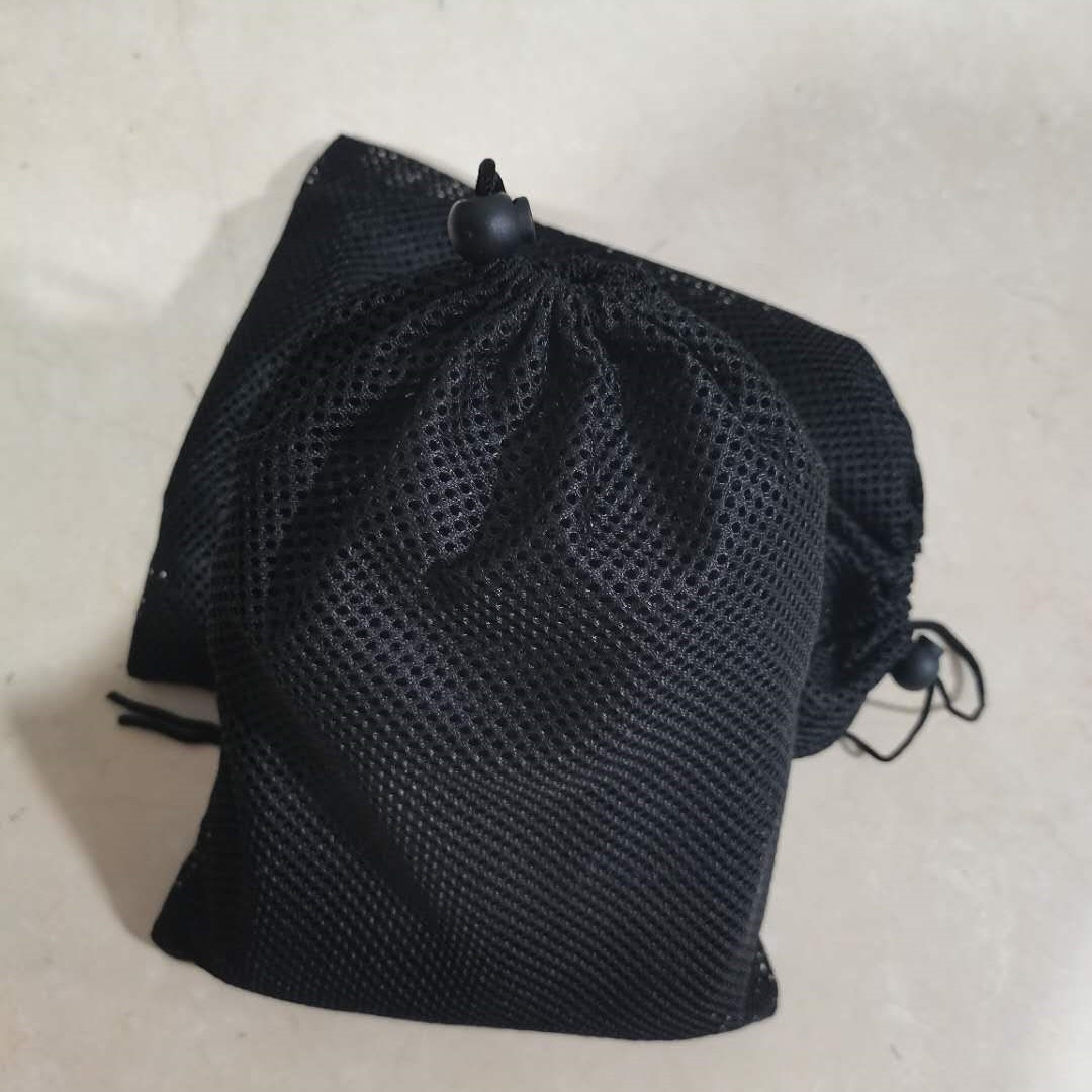 Spot High Quality Black Mesh Bundle Pocket Mesh Storage Bag Sports Equipment Golf Bag