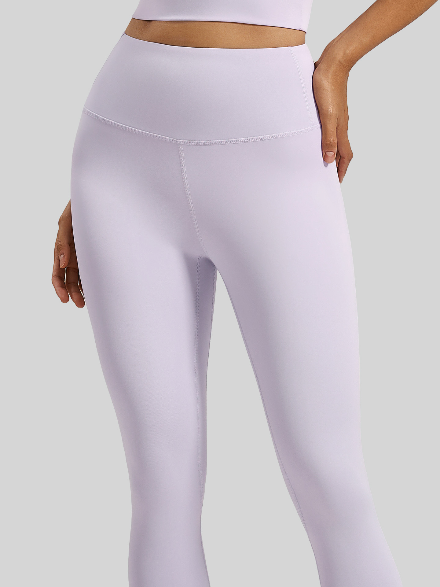 Picture of Juyitang Nude High Elasticity Yoga Pants High Waist Hip Lifting Sports Tight Fitness Wear Trousers for Women