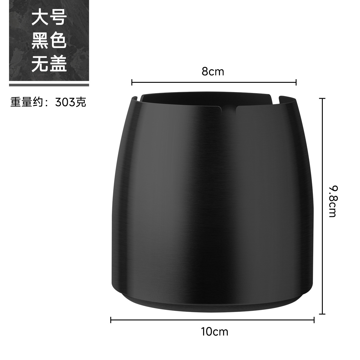 Picture of Wholesale titanium-plated stainless steel ashtray with lid thickened and raised anti-fly ash Internet cafe bar KTV office laser