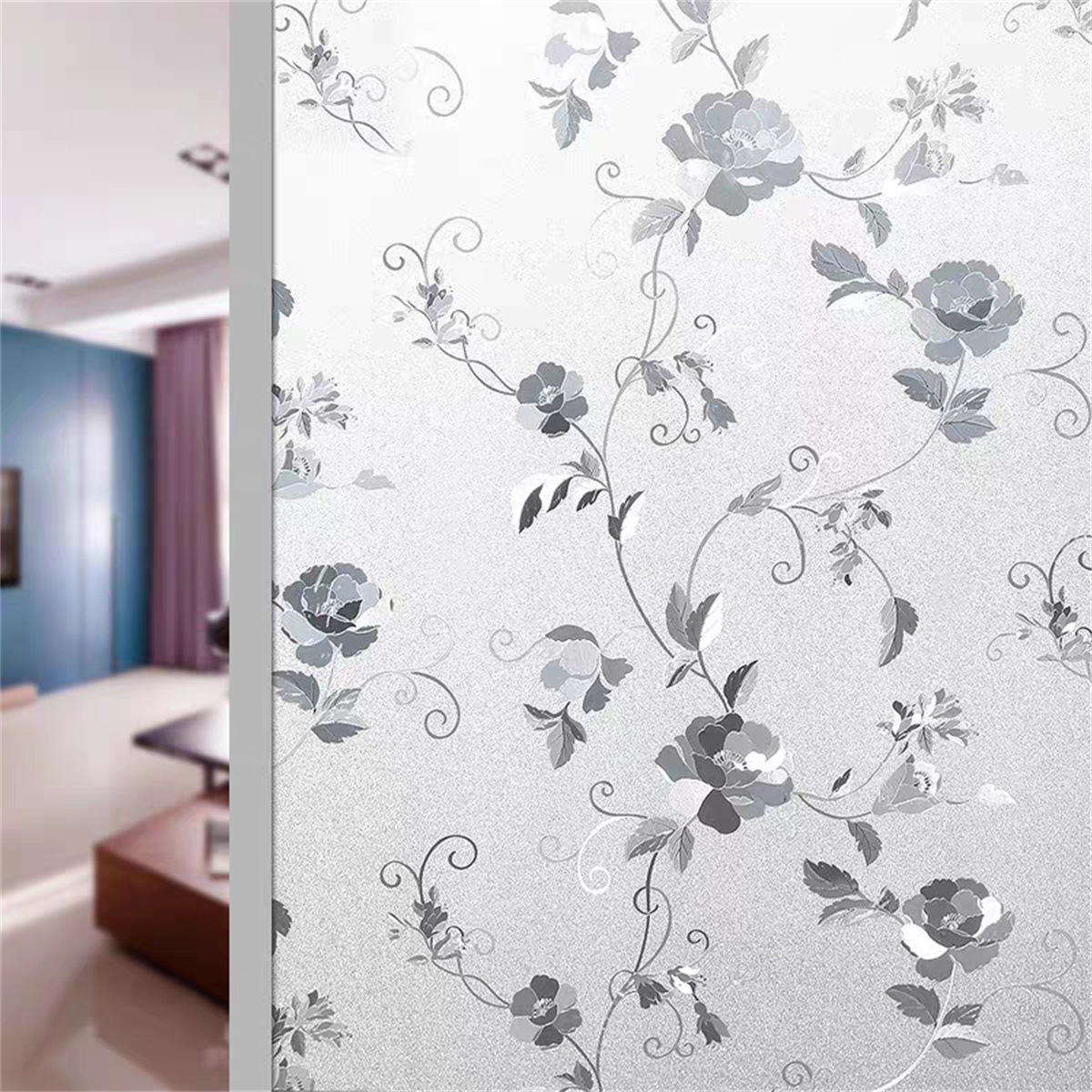 Picture of Wholesale Electrostatic Glass Film Bedroom Living Room Thickened Frosted Glass Sticker Office Window Privacy Film