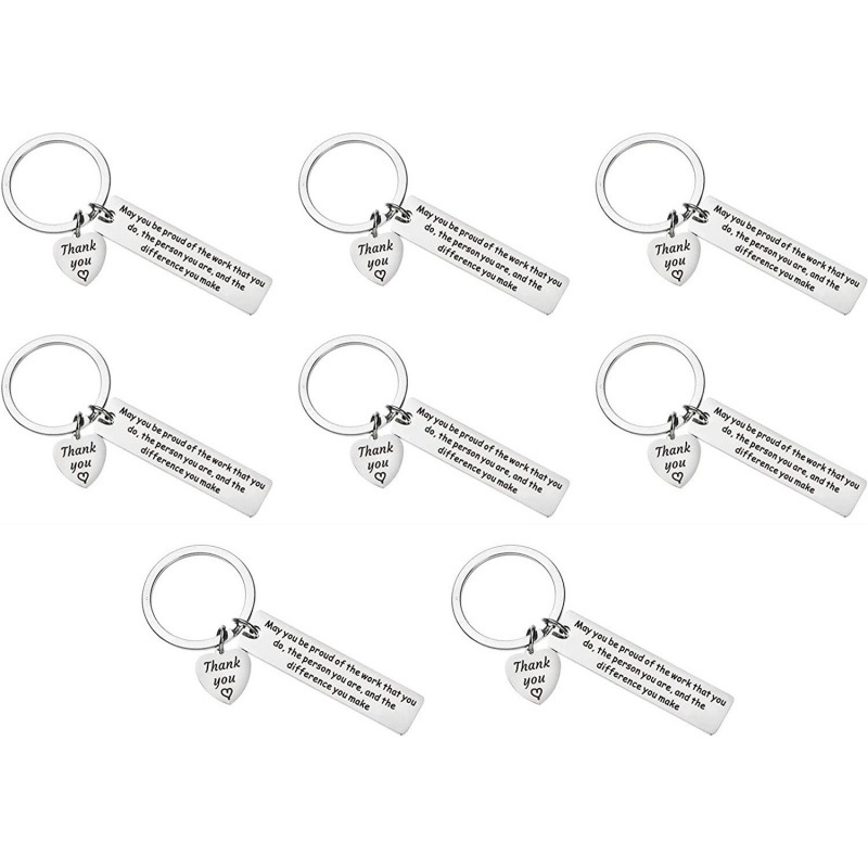 Picture of Stainless steel keychain May you be promise of the work that you do lettering wholesale