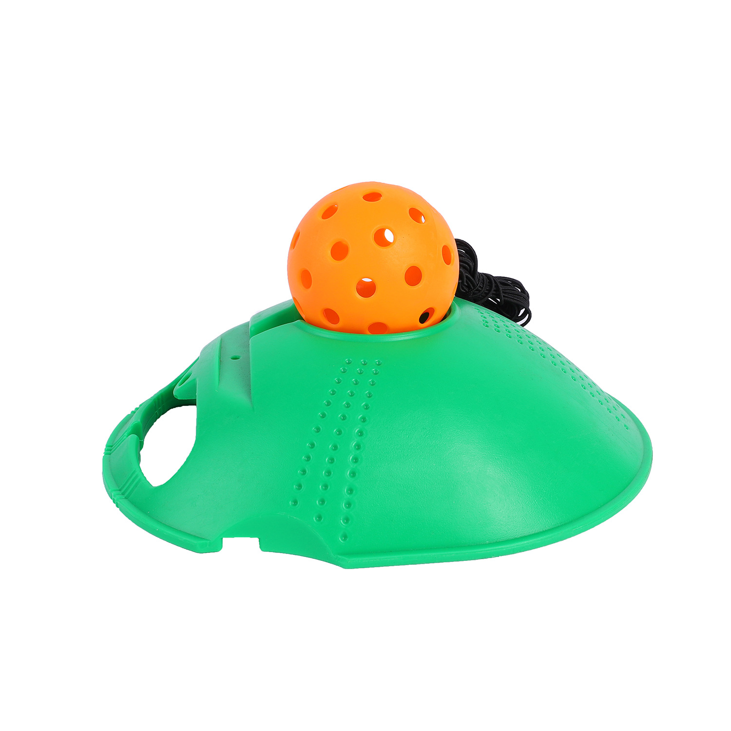 Picture of Pick ball trainer training base 40 holes high elastic plastic hole ball beginners practice Pickleball