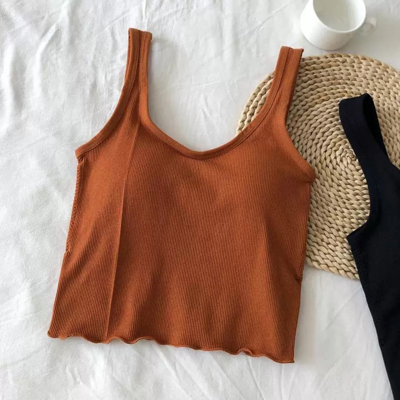 Picture of Internet Celebrity Blast/Seamless Fixed Cup Chest Pad Wrapped Chest Women Sexy Sports Running Long Bra Vest Underwear