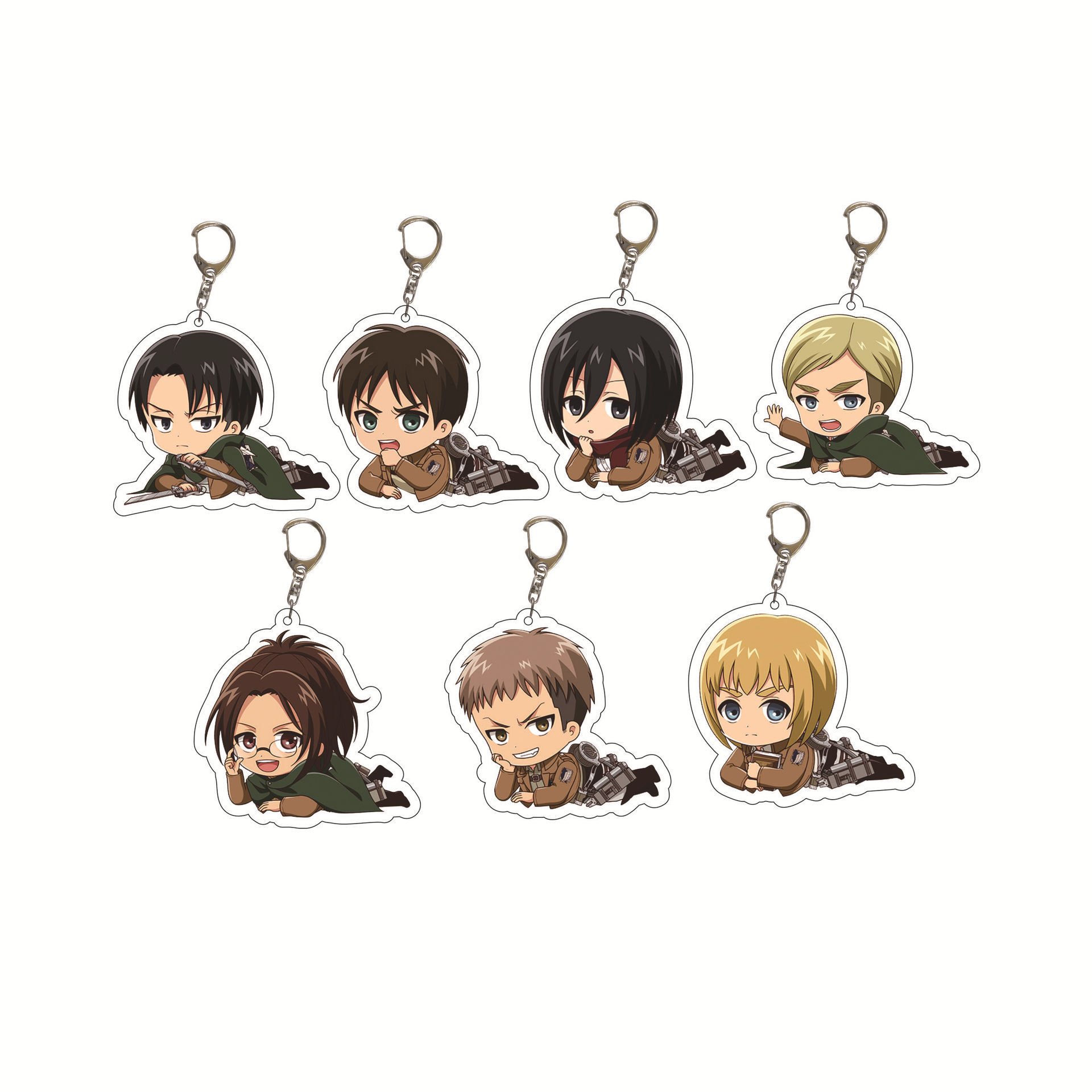 Picture of Star anime peripheral acrylic keychain pendant wholesale attack giant creative jewelry gift