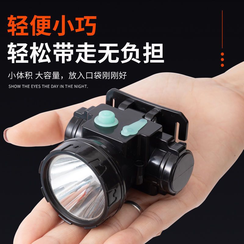 LED headlight, strong light, rechargeable, ultra-long standby miner, head-mounted waterproof night fishing, outdoor long-range lighting, super bright lighting