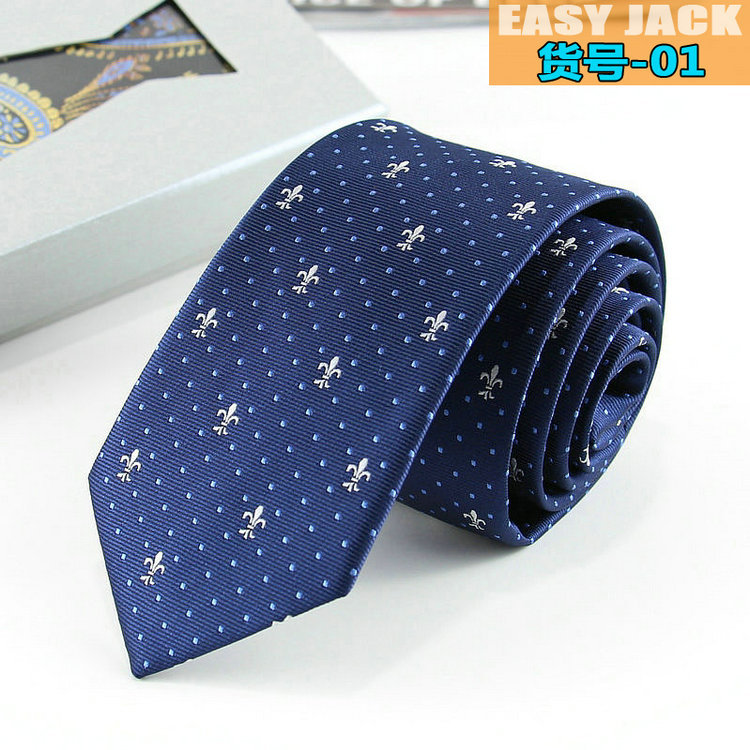 Picture of Men's tie Korean narrow fashion Wedding groom best man casual tie 6cm business professional collar fittest wholesale