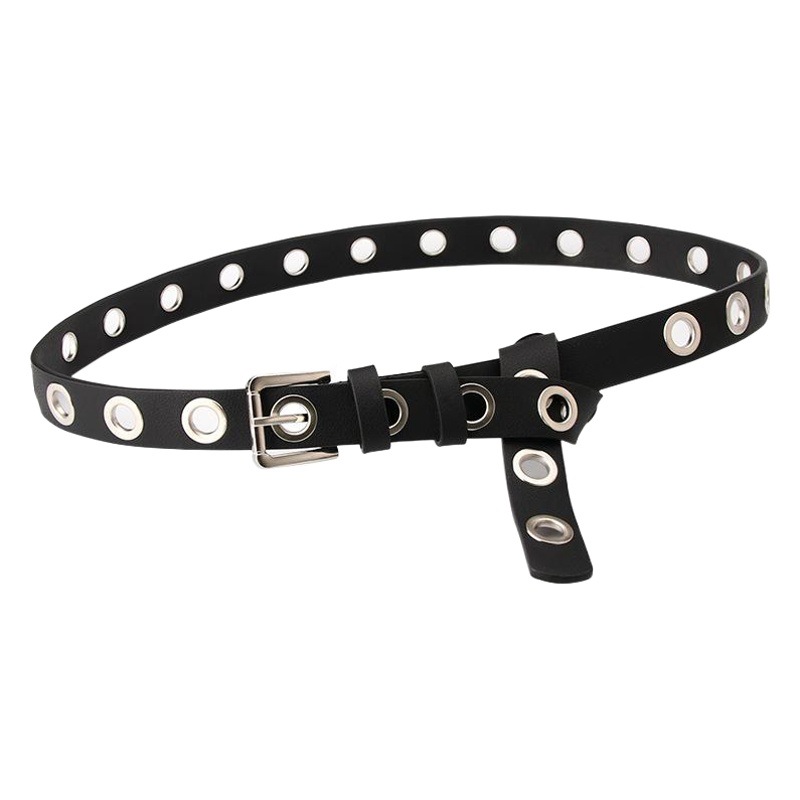 Ladies atmospheric eye Belt fashion hollow decorative belt with jeans personality punk style pu belt manufacturers wholesale