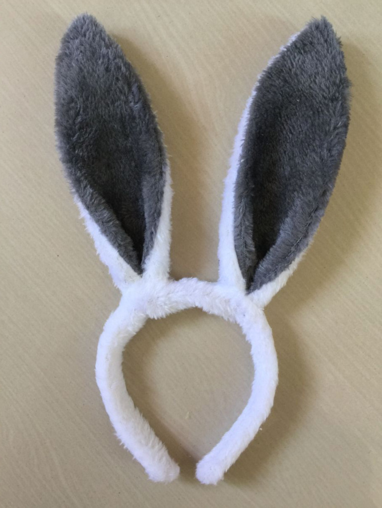 Picture of Easter Bunny Ears Headband Sequined Easter Bunny Plush Bunny Girl Small Animal Headband Props