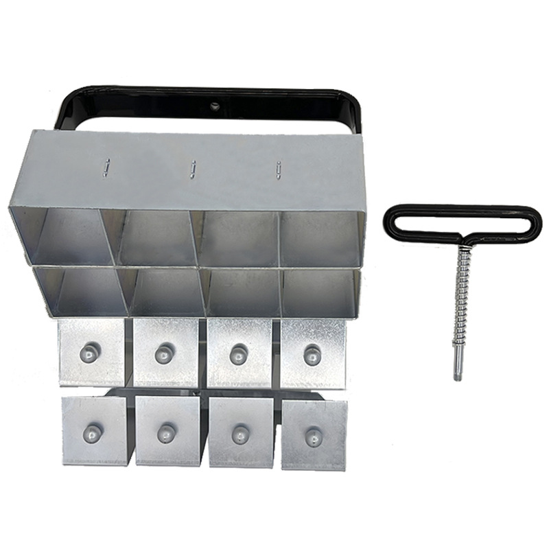 Picture of Amazon Cross-Border Soil Block Maker Manual Double Row 1 Out 8 Soil Blocker Garden Tools Garden Tools