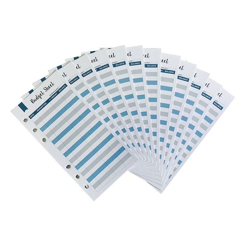Cross-Border Budget Envelope with Holes, Consumer Card, Cash Consumer Card, Paper Greeting Card
