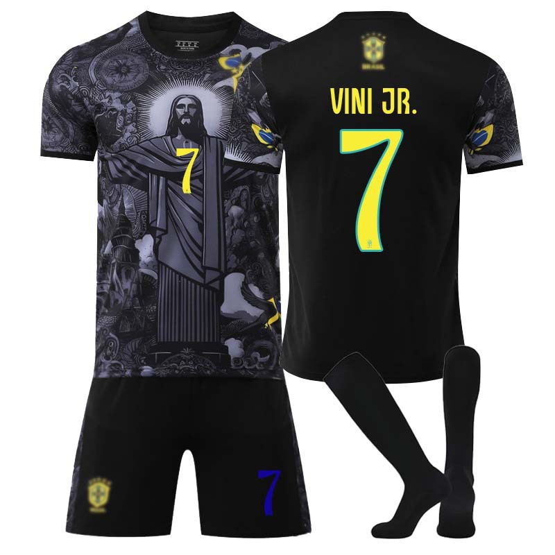 Football Training Uniform 2526 Brazil Special Edition Football Uniform No. 7 Vinicius No. 9 Richarlison No. 10