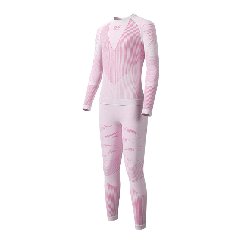 Picture of Autumn and Winter Children's Skiing Quick-drying Clothes Outdoor Sports Windproof Warm Autumn Clothes Seamless Functional Underwear suit SGY09
