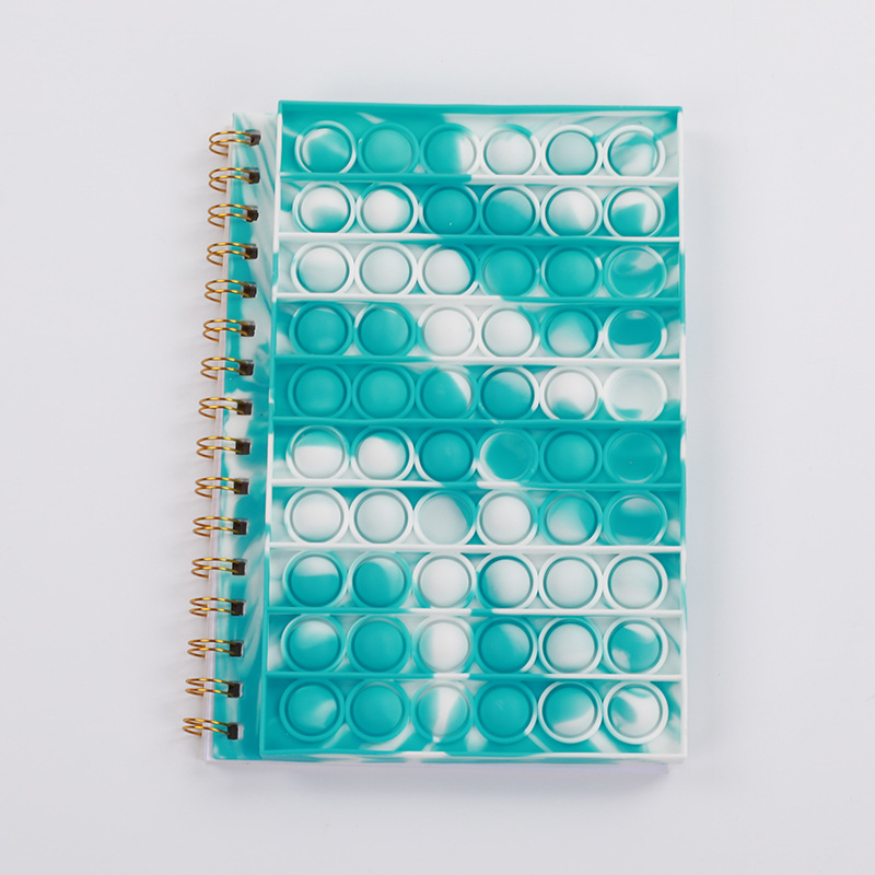 Picture of Rodent pioneer A5 Notebook silicone cartoon coil hand account spot notebook Rainbow Bubble music notepad