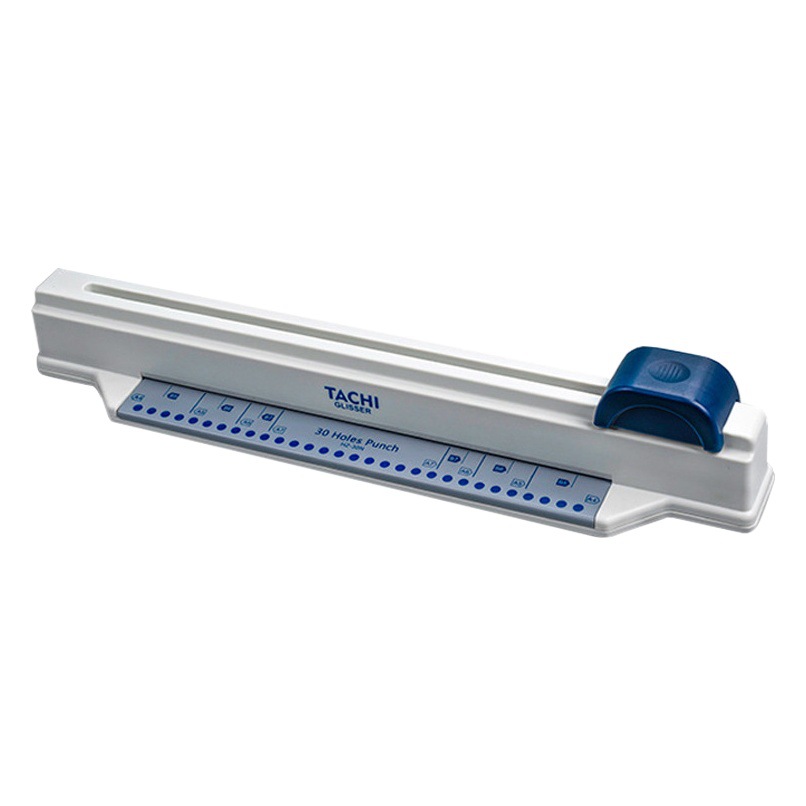 A4 paper punch 30-hole convenient hand push multi-function loose-leaf punch office student stationery punch