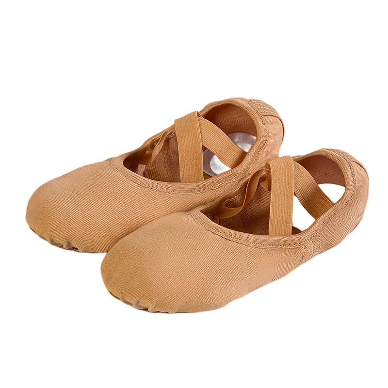 Picture of Elastic cloth dance shoes women's soft bottom exercise shoes adult yoga shoes new cat claw shoes ballet shoes shape shoes wholesale