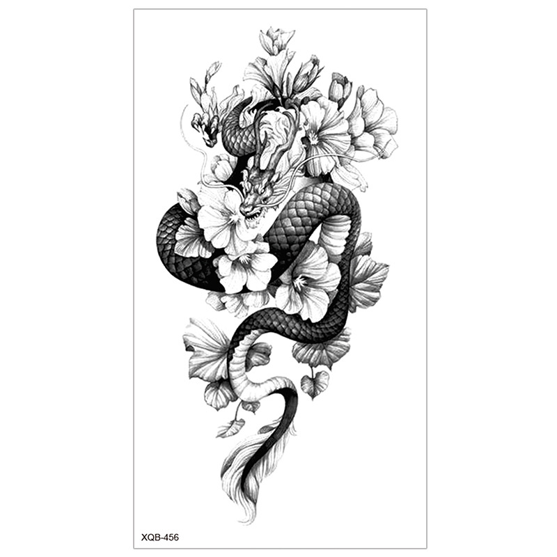 Picture of New Half Arm Tattoo Stickers Cross-border Amazon Hot Selling Set Dark European and American Realistic Waterproof Tattoo Stickers Wholesale