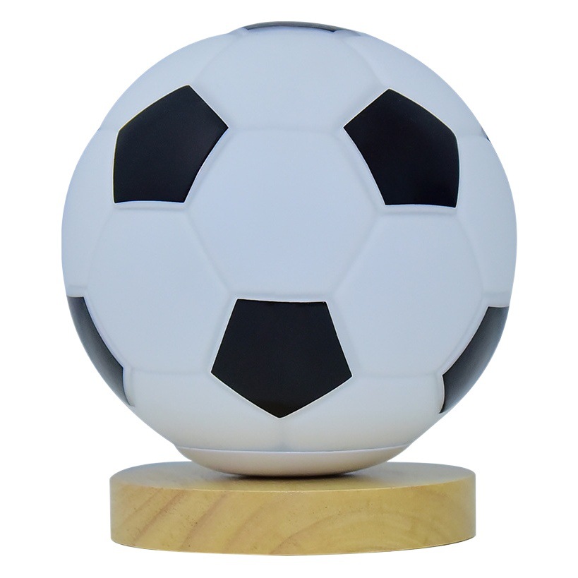 World Cup Soccer Lamp European Cup LED Night Light Glass Table Lamp Advanced Sense Bedroom Study Bedside Lamp Decoration