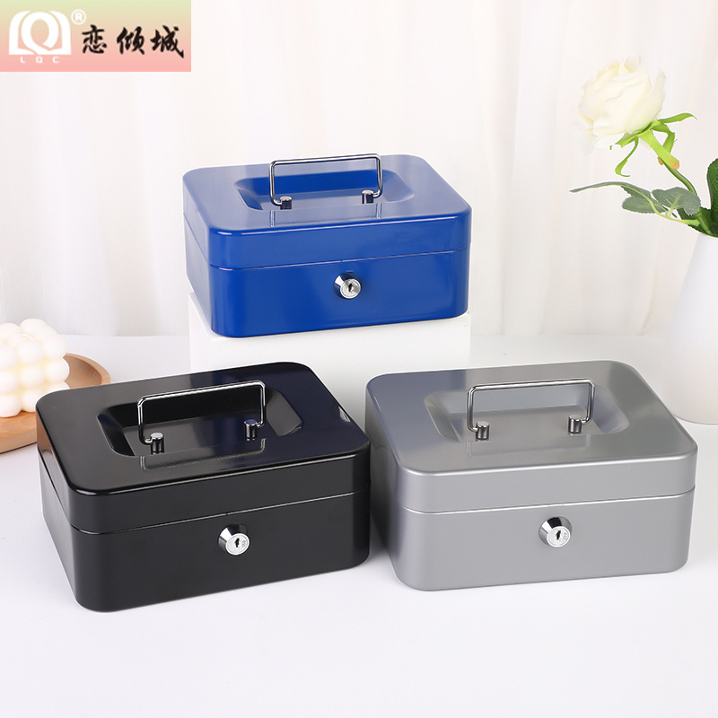 New cross-border creative portable piggy bank storage box large storage box with key coin box with lock piggy bank