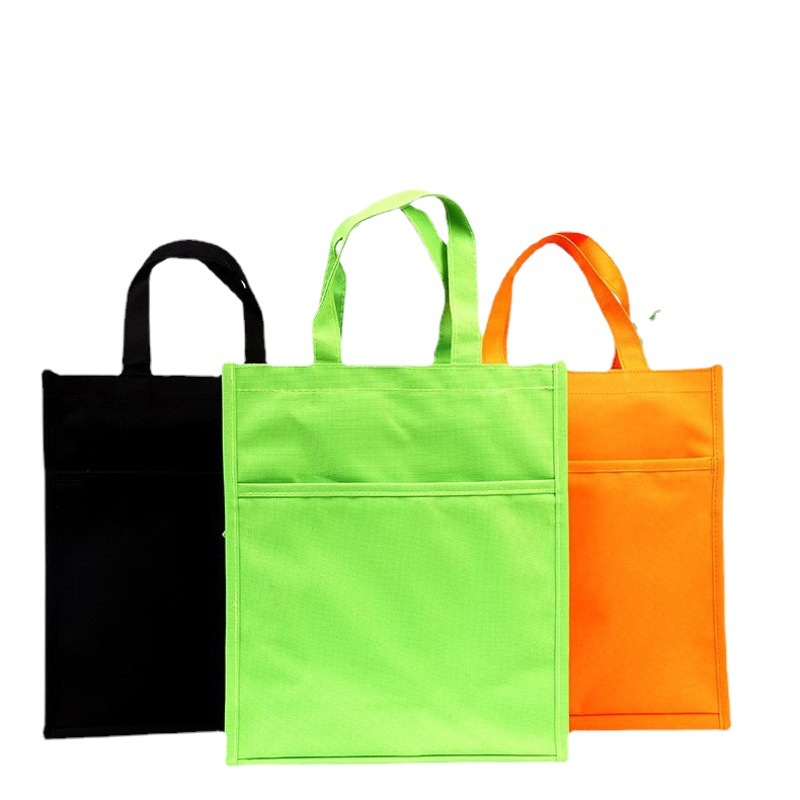 Training class tutoring bag primary school student book bag bag tote bag tutoring class A4 file bag printing logo