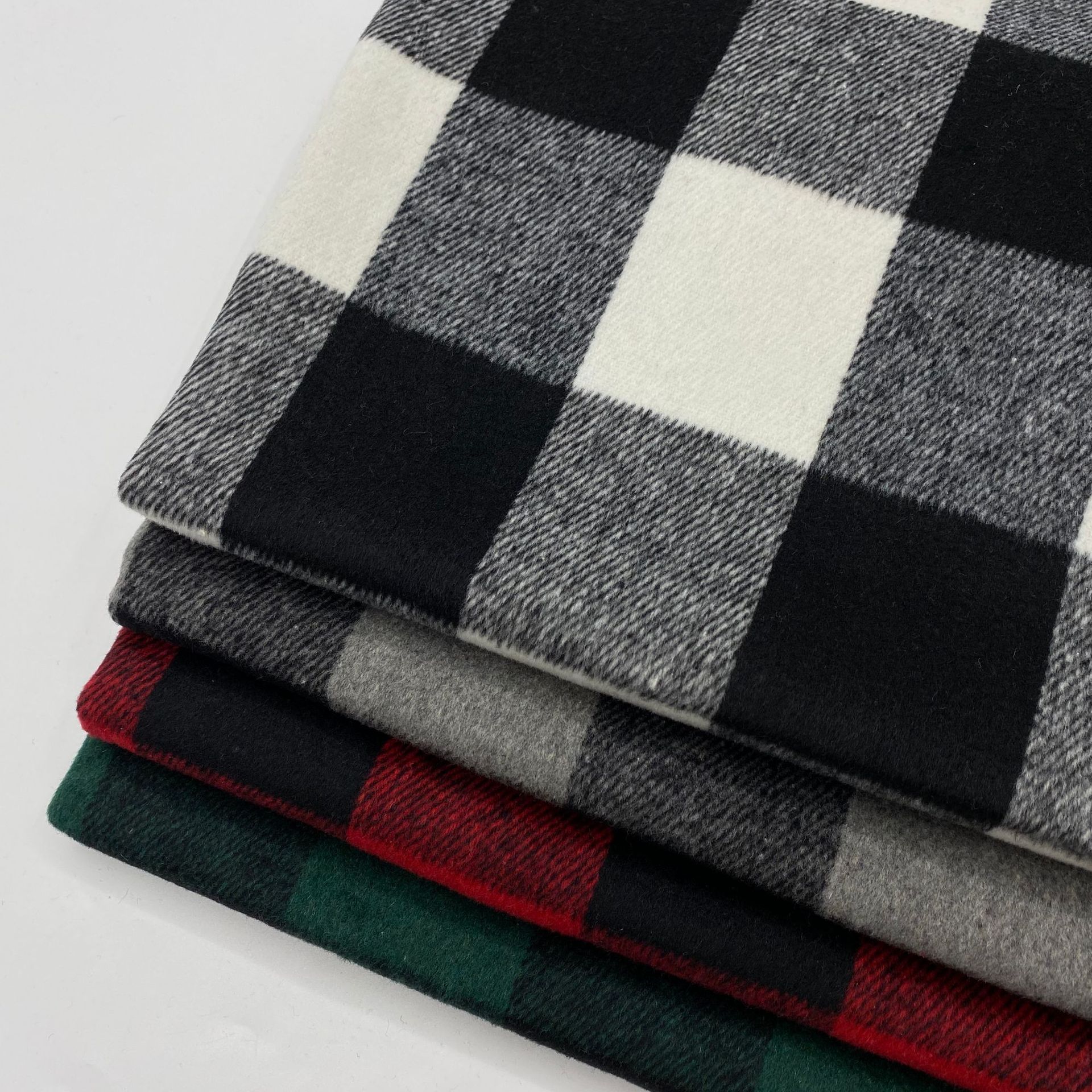 Woolen Plaid Autumn and Winter Wool Plaid Chaoyang Plaid Shoes and Hats Fabric