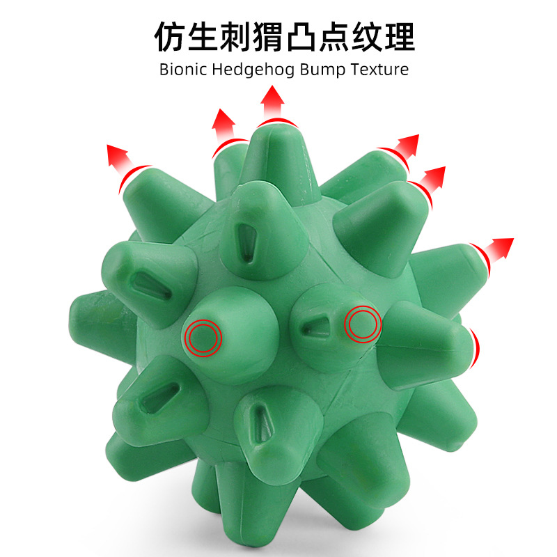 Picture of Hedgehog Massage Ball Plantar Relaxation Roller Ball Stimulation Massager Yoga Massage Fitness Handheld Fascia Ball