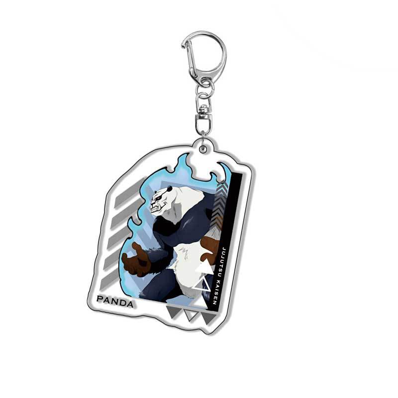 Picture of Acrylic keychain. Cursing back to battle Tiger stick Youren Fu Hei Hui nail. Zaki Wild Rose anime pendant
