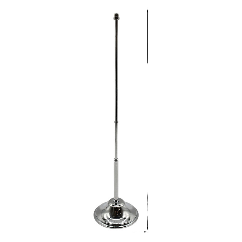 Cross-border metal single-pole double-pole three-pole table flag base V-shaped meeting negotiation table flag table advertisement red flag flagpole