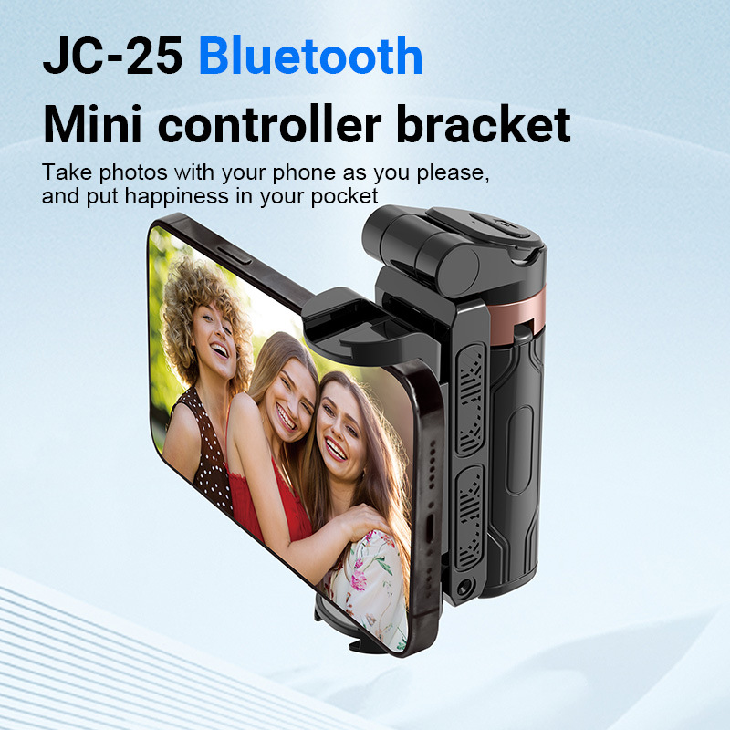 New super mini selfie stick four-foot mobile phone bluetooth all-in-one portable universal live broadcast stand