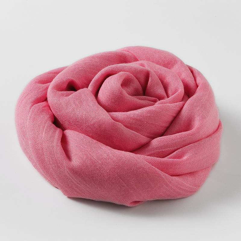 Picture of Solid Color Cotton and Linen Scarf Women's Artistic Sunscreen Scarf Scarf Beach Long Scarf Wholesale Japanese Scarf Advanced Sense