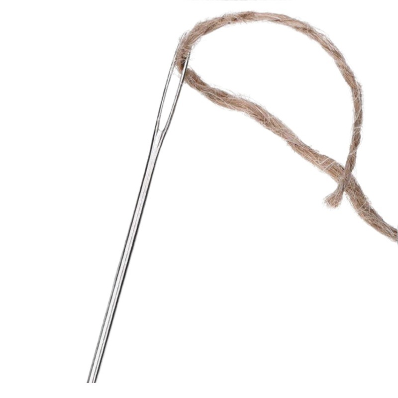 Transparent Bottled Big Eye Needle, Blunt Head Hand Sewing Needle Set, Tube Embroider Velvet Big Eye Sweater Needle