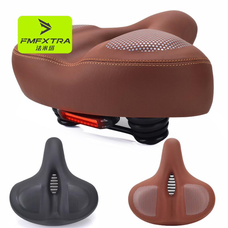 Cross-border Electric Bicycle Seat Cushion Widened Thickened Saddle High Elastic Foam Soft and Comfortable Mountain Bike Cushion