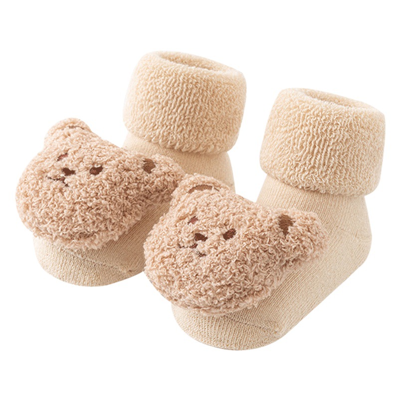 Newborn baby autumn and winter thick warm non-slip terry socks baby class a cotton toddler floor socks wholesale 2