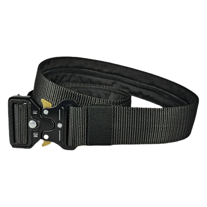 Source manufacturers tactical hidden money belt men's outdoor nylon belt cobra buckle belt in stock quick hair