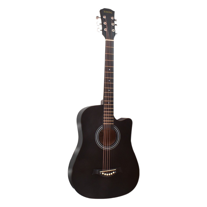 Non-standard full basswood guitar factory wholesale 38-inch folk guitar beginner practice piano novice