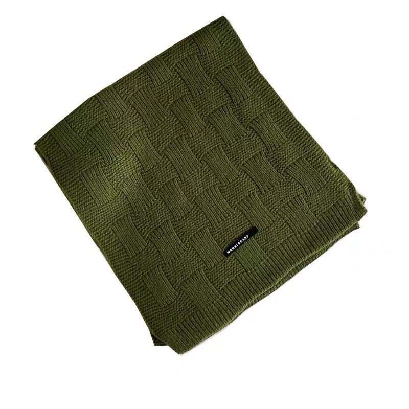 Picture of Douyin Live New Large Checkerboard Knitted Scarf Women's Korean Style Autumn and Winter Easiest for Match Color Block Plaid Warm Scarf