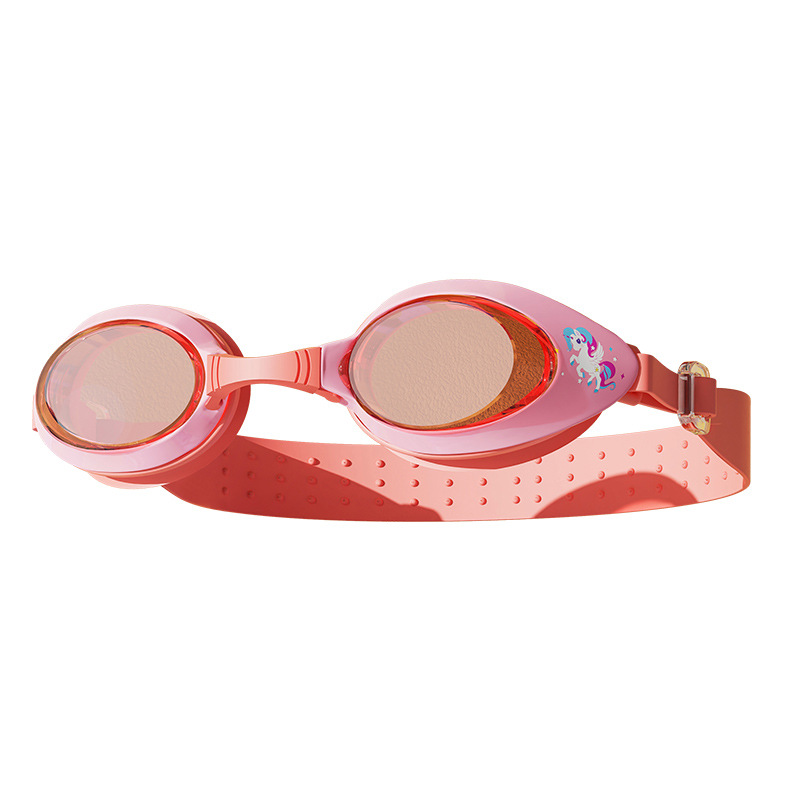 Picture of Children's swimming goggles waterproof anti-fog HD boys and girls professional swimming glasses swimming cap set diving special equipment