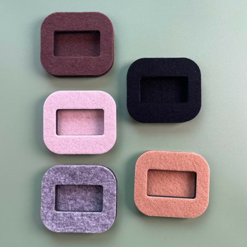 Felt table and chair fixed non-slip foot mat floor mute wear-resistant seat roller foot cover furniture sofa protection mat