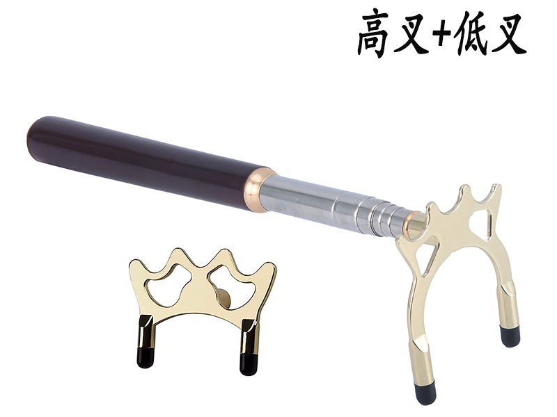 Picture of Telescopic pool cue support Telescopic frame rod Telescopic pool frame rod Billiard bridge rod Telescopic pool stick bridge Billiard support