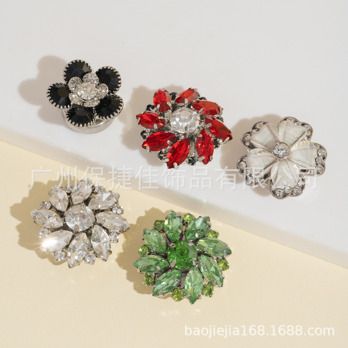 Rhinestone button cover manufacturers cross-border shirt cufflinks clothing accessories diamond button set