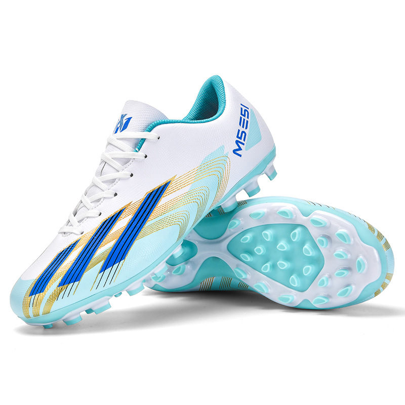 Cross-border wholesale football shoes men's Messi Falcon low-top spikes broken nails students youth competition non-slip sneaker