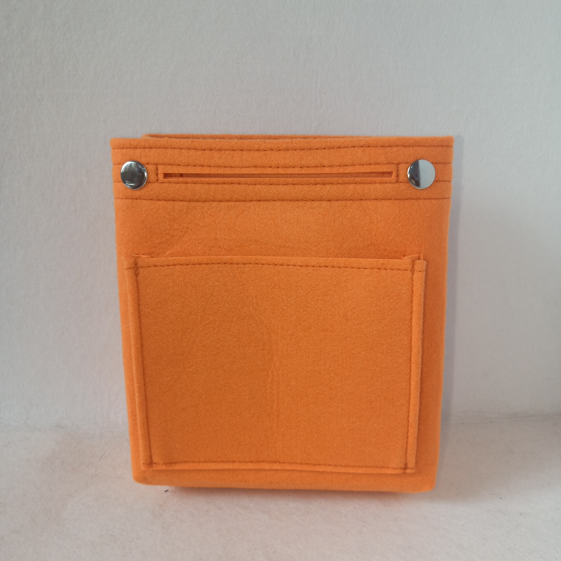 Picture of Factory wholesale felt cosmetic bag multi-functional Women's Travel liner bag large capacity felt snap storage bag