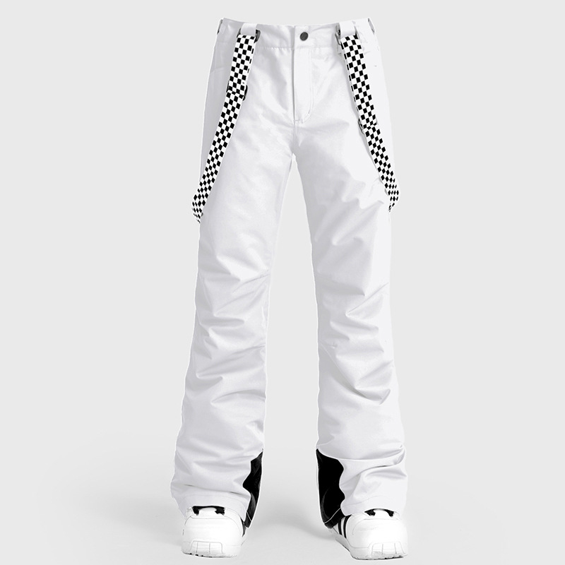 Picture of Ski Pants Women's Windproof Waterproof Warm Strap Pants Outdoor Thickened Double-board Snowboard Clothing Equipment Cotton Pants Snow Pants